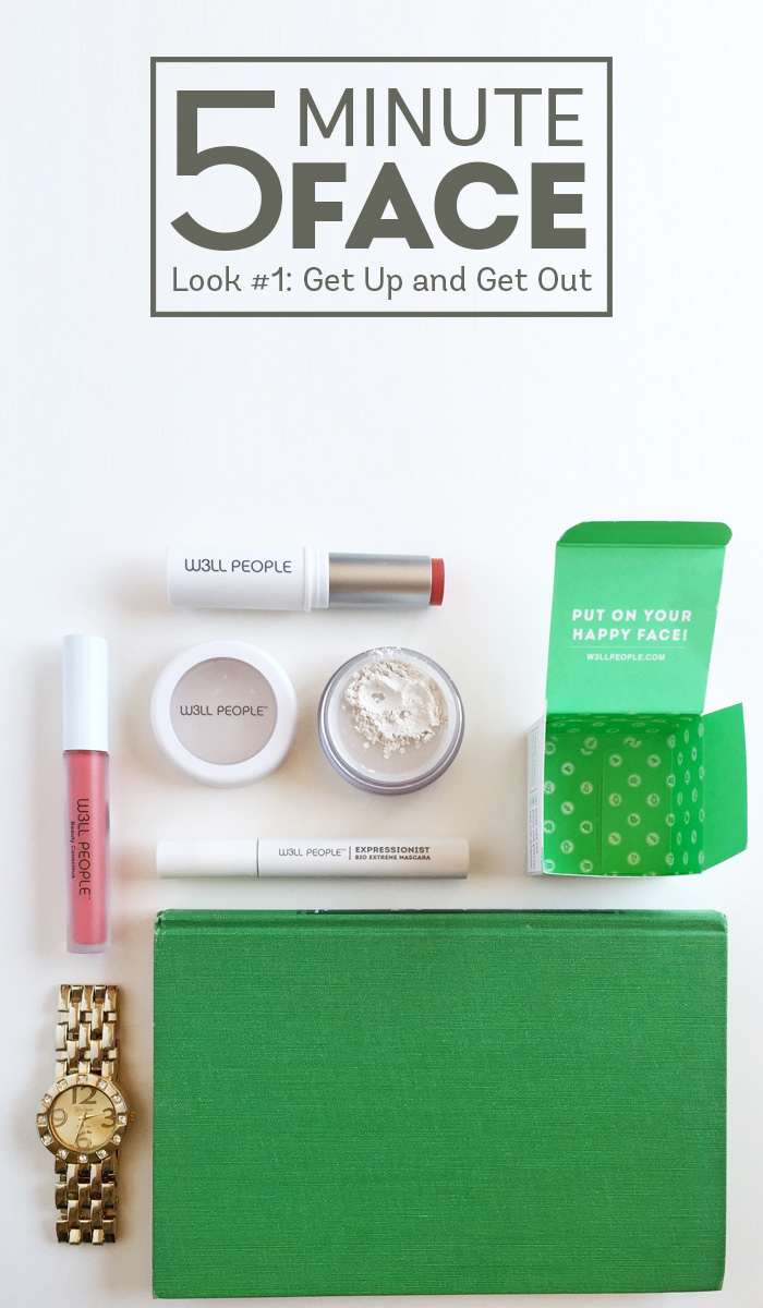 5 Minute Face, Look #1: Get up and Get Out - how to use our natural beauty products to create a quick makeup look that is instantly tied together.