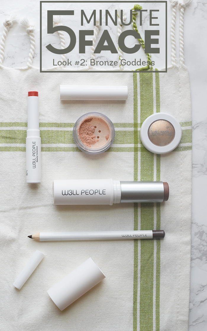 W3LL PEOPLE 5-Minute Face: Bronze Goddess - using beauty products that are all natural, vegan and cruelty free!