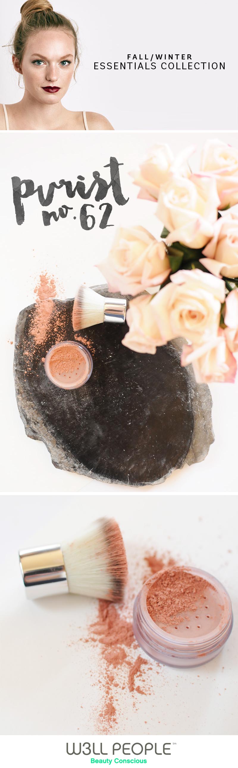 W3LL PEOPLE SWATCHED 62 Fall and Winter Essentials Makeup Look - nontoxic, vegan, cruelty-free!