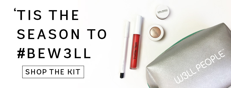 The 2016 Holiday Kit From W3LL PEOPLE featuring 4 natural, safe, nontoxic beauty products! 