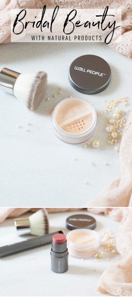 Bridal Beauty: creating a perfect wedding day looking using natural, clean, vegan products from W3LL PEOPLE! 